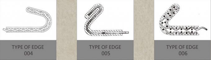 Anti furo do mícron 12.8mm da rede de arame 300 do friso do fechamento da corrosão 316l resistente 5