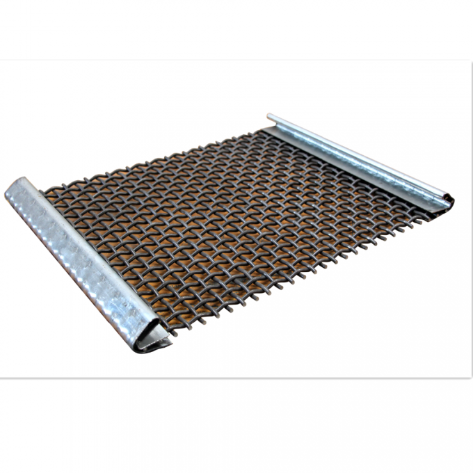 Anti furo do mícron 12.8mm da rede de arame 300 do friso do fechamento da corrosão 316l resistente 10